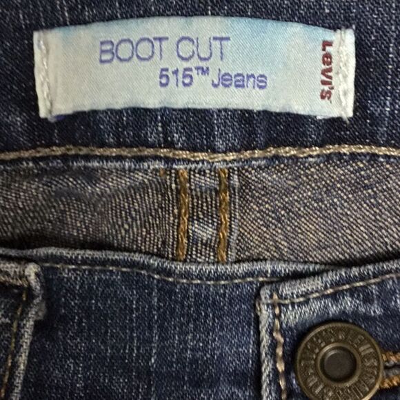 Levi’s Bootcut 515‎ Blue Jeans Size 10 M - Picture 5 of 6